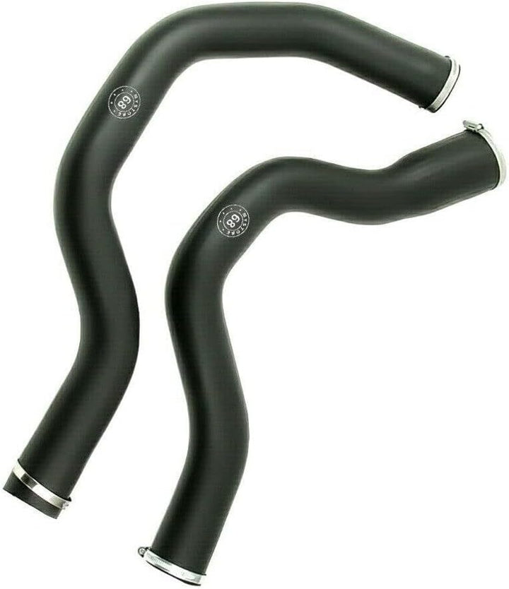 2x Turboschlauch Ladeluftschlauch Kompatibel mit Jeep Liberty Grand Cherokee 2.5 2.8 52079800AA SET