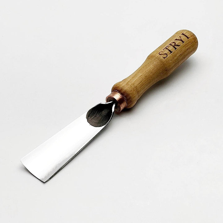 STRYI Profi Holzschnitzwerkzeug – Hohleisen Profil #5 – Handgeschmiedet, 30 mm – Premium Schnitzmeis