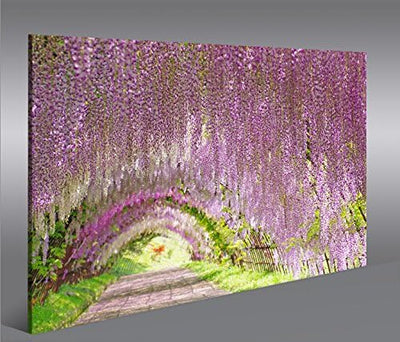 islandburner Bild Bilder auf Leinwand Japanischer Zen Garten V3 1p XXL Poster Leinwandbild Wandbild