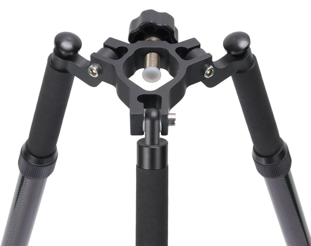 Carbon Fiber Daumenauslösestativ, Professionelles Stativ für Prismenstäbe & Vermessung, Kompatibel m