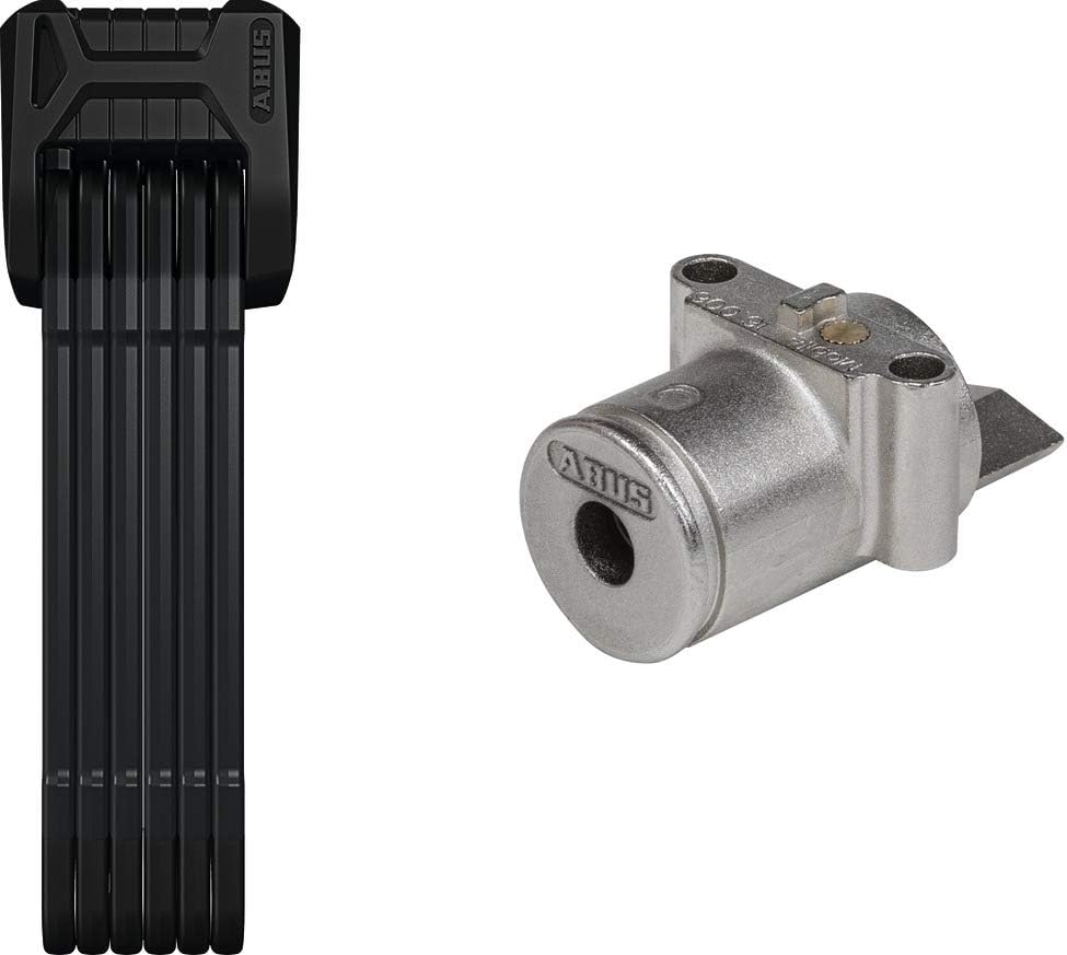 ABUS Unisex, Fahrradschloss BORDO™ 6405 + Bosch, Schwarz, one size