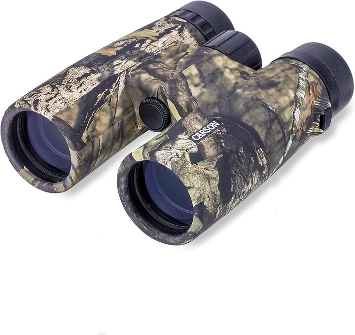 Carson Full-Size Fernglas, 10x42mm, Mossy Oak Tarnoptik, wasserdicht und beschlagfrei (JR-042MO) 10x