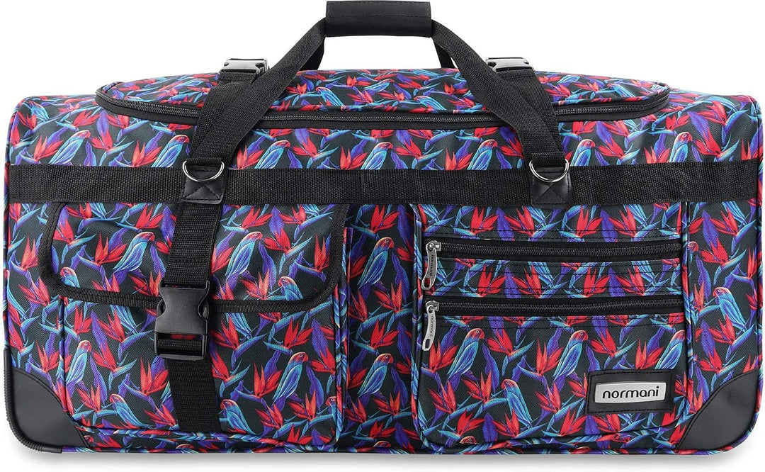 normani Stabile Reisetasche Trolley Big Size XL 80-150 Liter mit 2 Rollen –Robust und wasserabweisen
