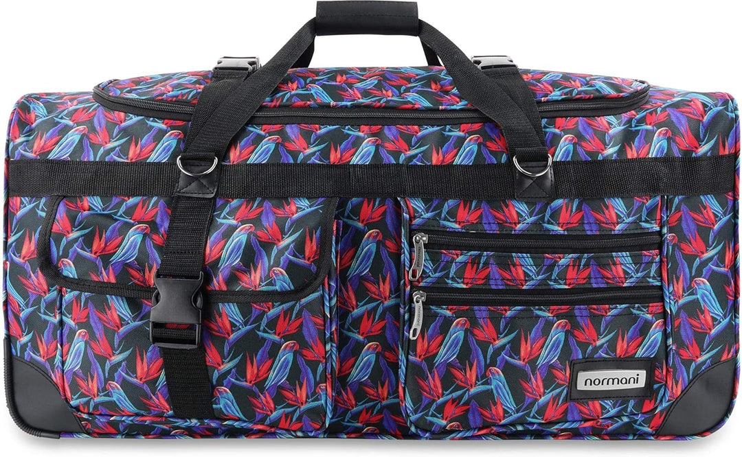 normani Hochwertige robuste Reisetasche mit Rollen Jumbo Big-Travel 80-150 Liter mit bis zu 3 Rollen