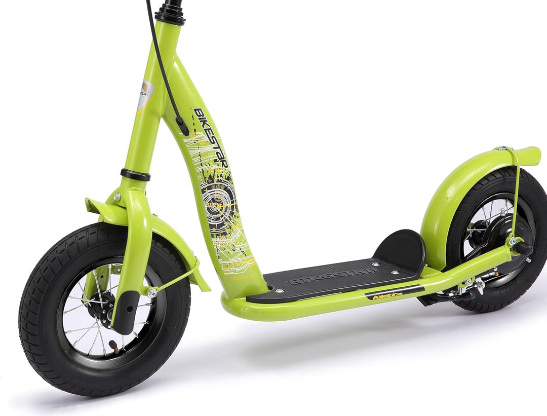 STAR SCOOTER Roller Kinderroller Tretroller Kickscooter mit Luftreifen für Jungen und Mädchen ab 4-5