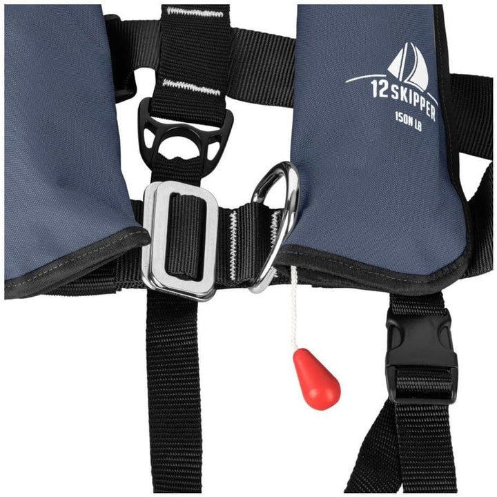 12skipper Kinder-Automatik Rettungsweste ISO 150N, Schwimmweste navy, navy