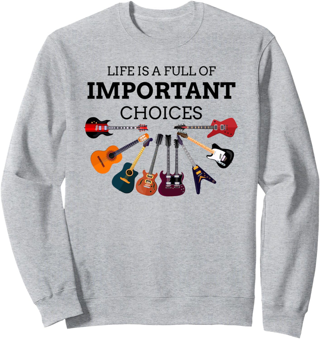 Das lustige Gitarrenleben ist voller Möglichkeiten Vintage-M Sweatshirt