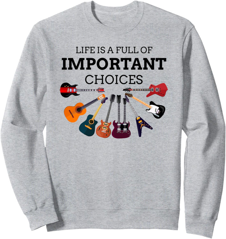 Das lustige Gitarrenleben ist voller Möglichkeiten Vintage-M Sweatshirt