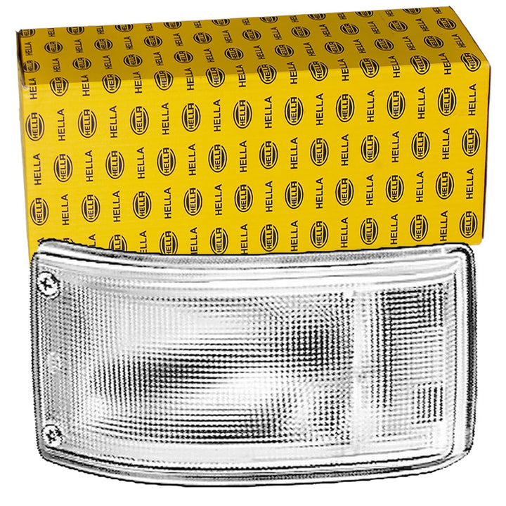 HELLA - Blinkleuchte - Halogen - 12/24V - Einbau/Schraubanschluss - Lichtscheibenfarbe: glasklar - S