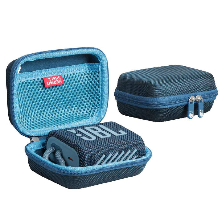 Hermitshell Hartschale für tragbaren Bluetooth-Lautsprecher JBL Go 3/JBL Go 4 (blau), Blau
