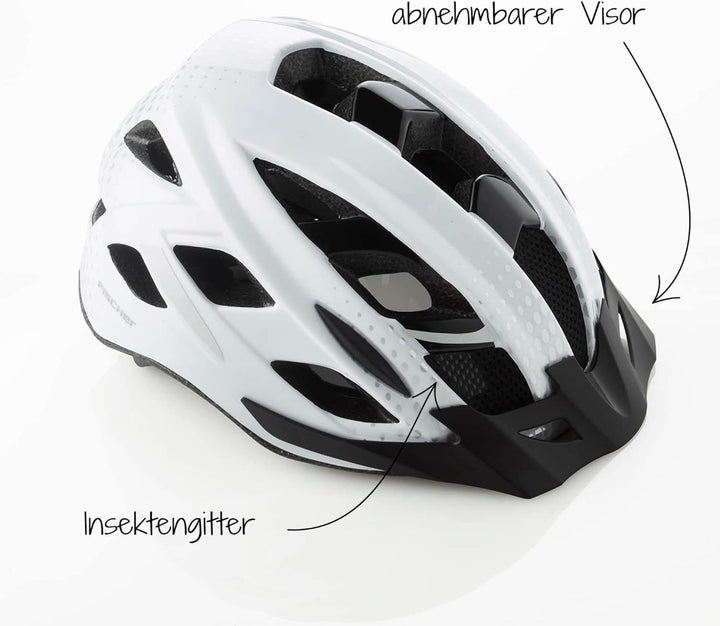 FISCHER Unisex – Erwachsene Urban Lano Fahrradhelm L/XL, 58-61 cm Schwarz-Gelb, L/XL, 58-61 cm Schwa