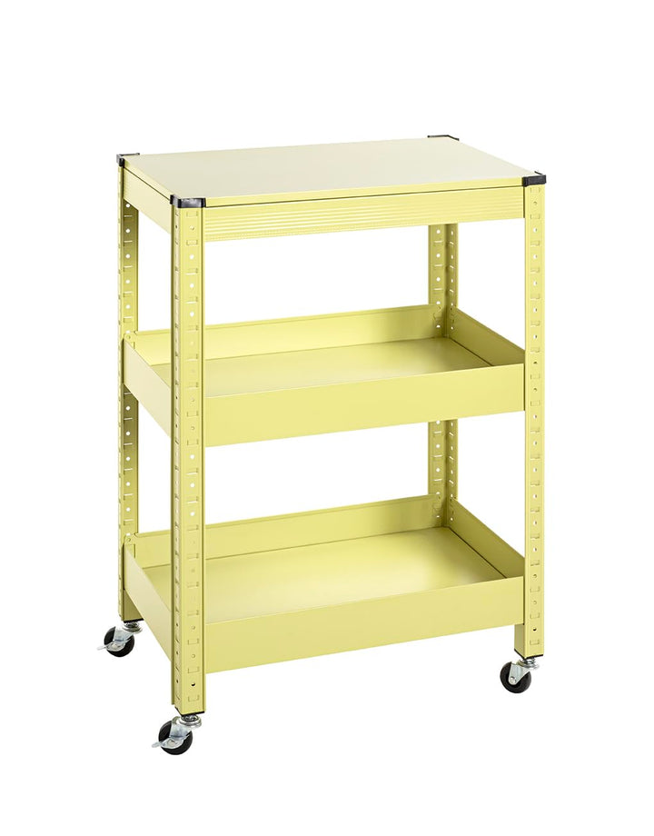 HAKU Möbel Servierwagen, grün, Metall - Masse: B 50 x H 75 x T 32 cm, Style: Modern, Grün