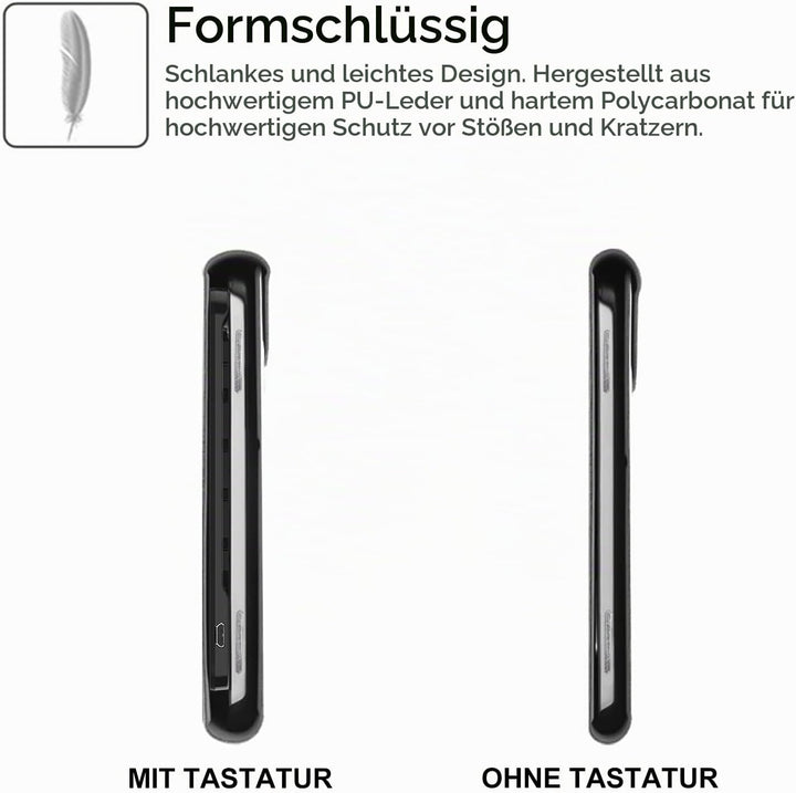 FINTIE Tastatur Hülle für Samsung Galaxy Tab A 10,1 Zoll 2016 T580N/ T585N Tablet - Ultradünn leicht