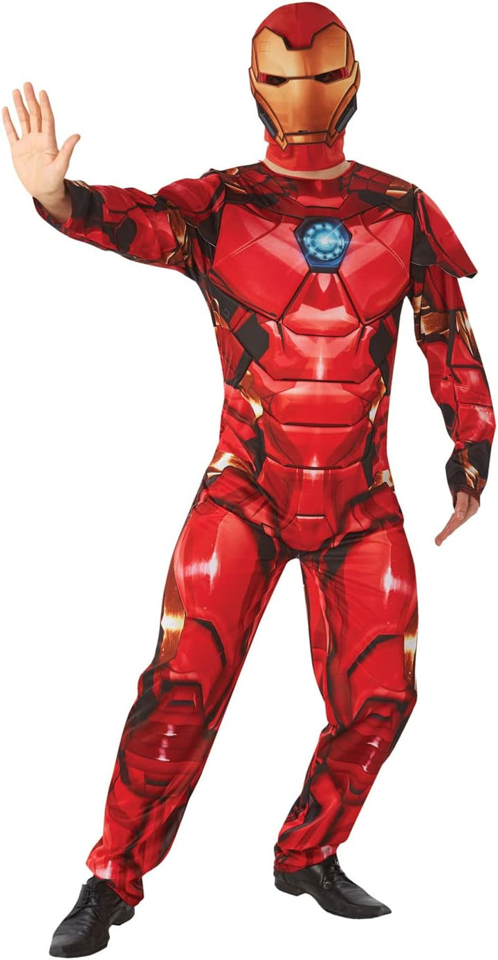 RUBIE'S Offizielles Luxuskostüm Iron Man, Disney Marvel, Superheld, für Erwachsene, Herren, Standard