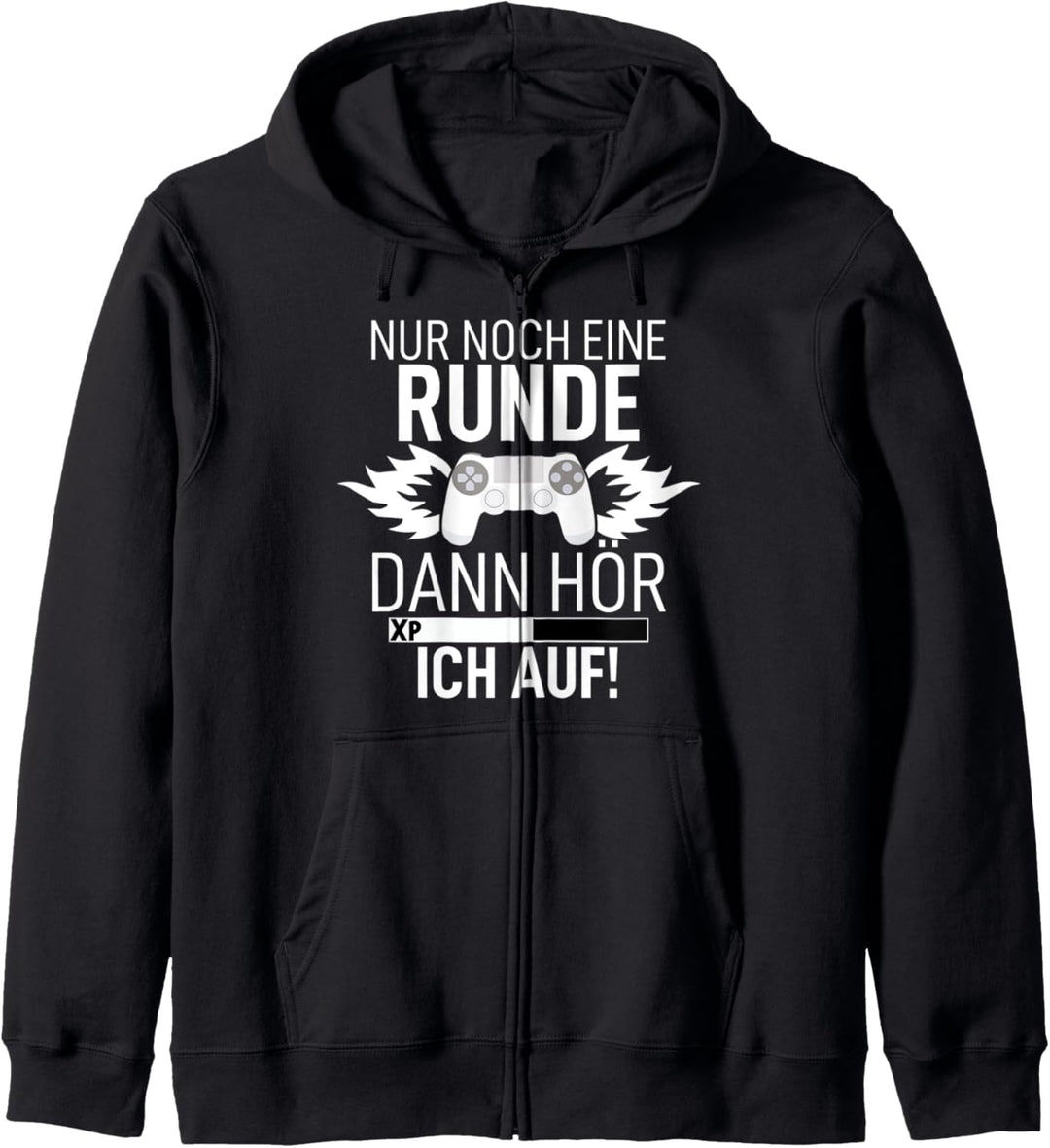 Nur noch eine Runde dann hör ich auf Game Spieler Zockerin Kapuzenjacke