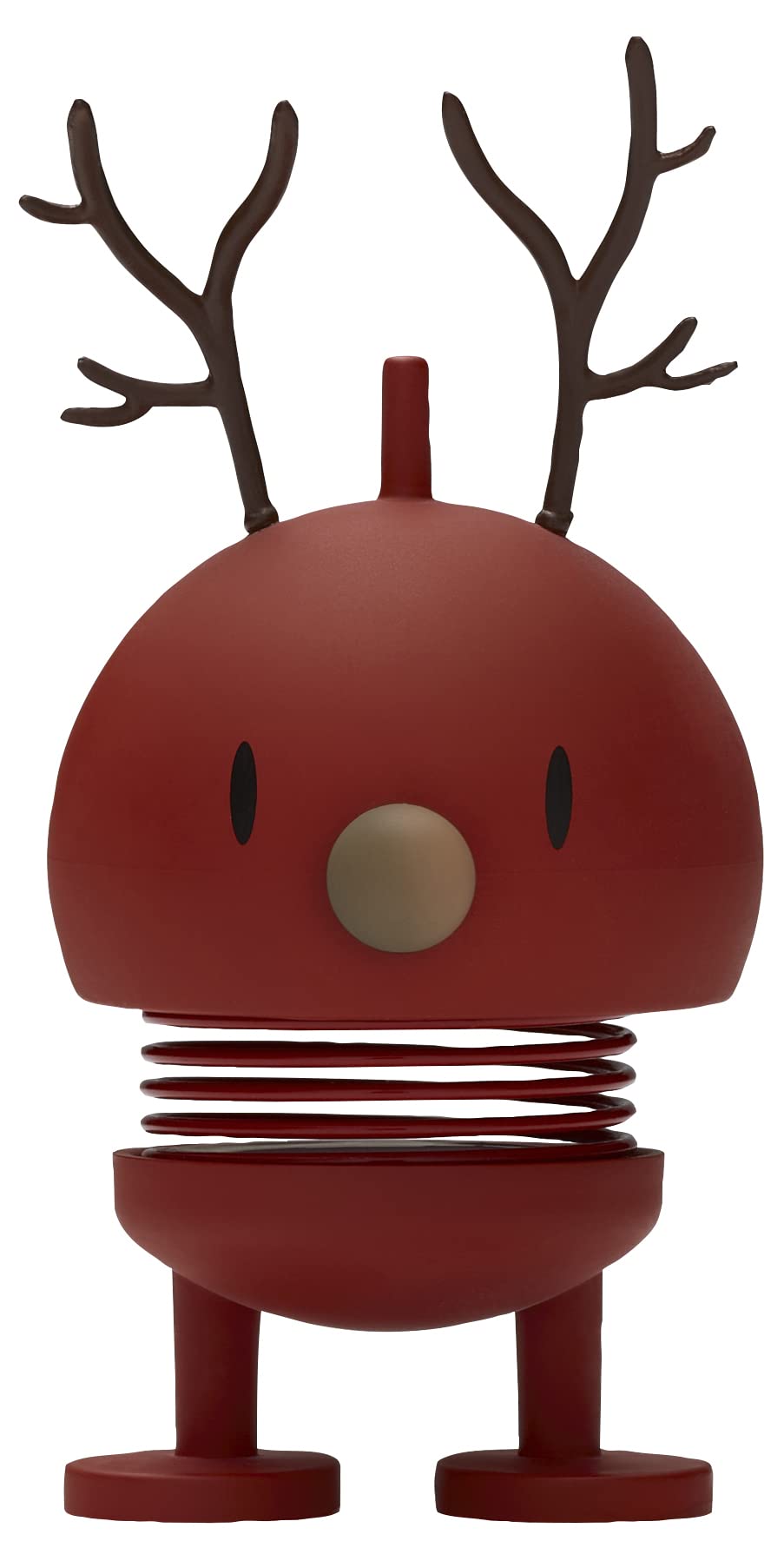 Hoptimist - Skandinavisches Design - Weihnachtsfigur - Small Reindeer Bumble - Berry - Höhe: 9 cm -