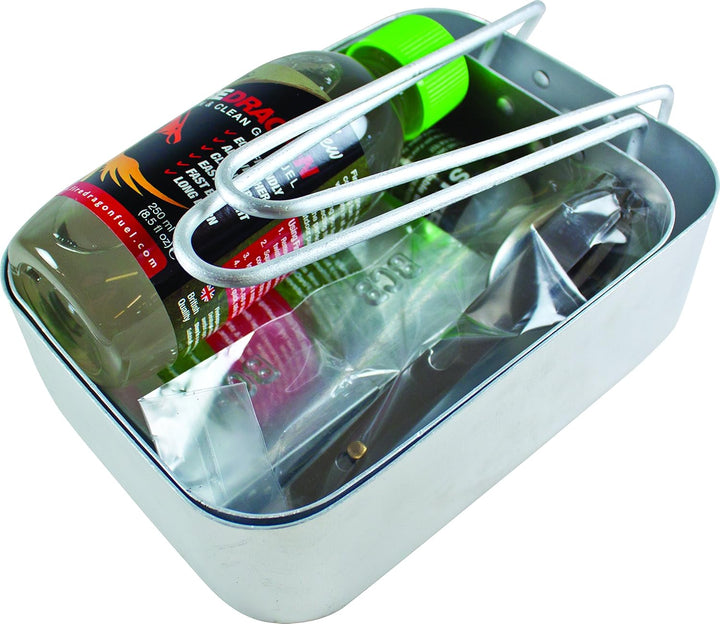 BCB 9-Piece Outdoor Cooking Set - Silver