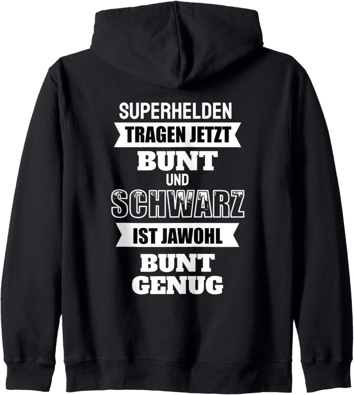 Superhelden tragen Bunt Fasnacht Kostüm Karneval Superhelden Kapuzenjacke