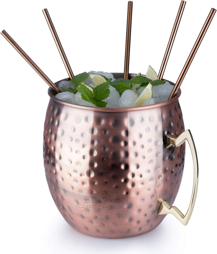 Moscow Mule Flaschenkühler, 5 Liter Volumen, hochwertiger Edelstahl-Kühler, lebensmittelecht, Hammer