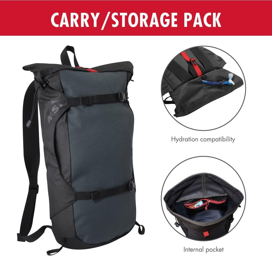 MSR MSR Snowshoe Carry Pack Farbe: black