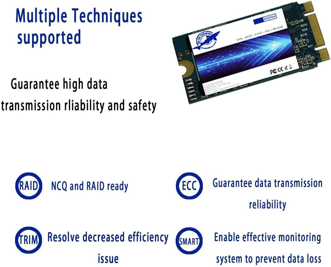 Dogfish SSD M.2 2242 1TB Solid State Drive Ngff Internen Desktop Computer 6Gb/s High Performance Fes