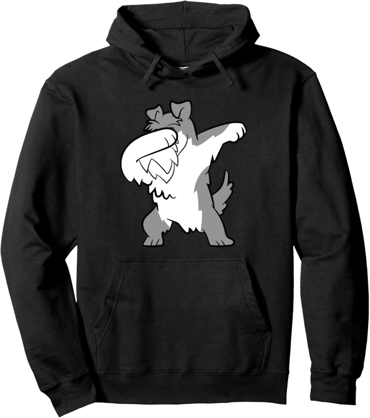 Süsser Schnauzer / Schnauzer Pullover Hoodie