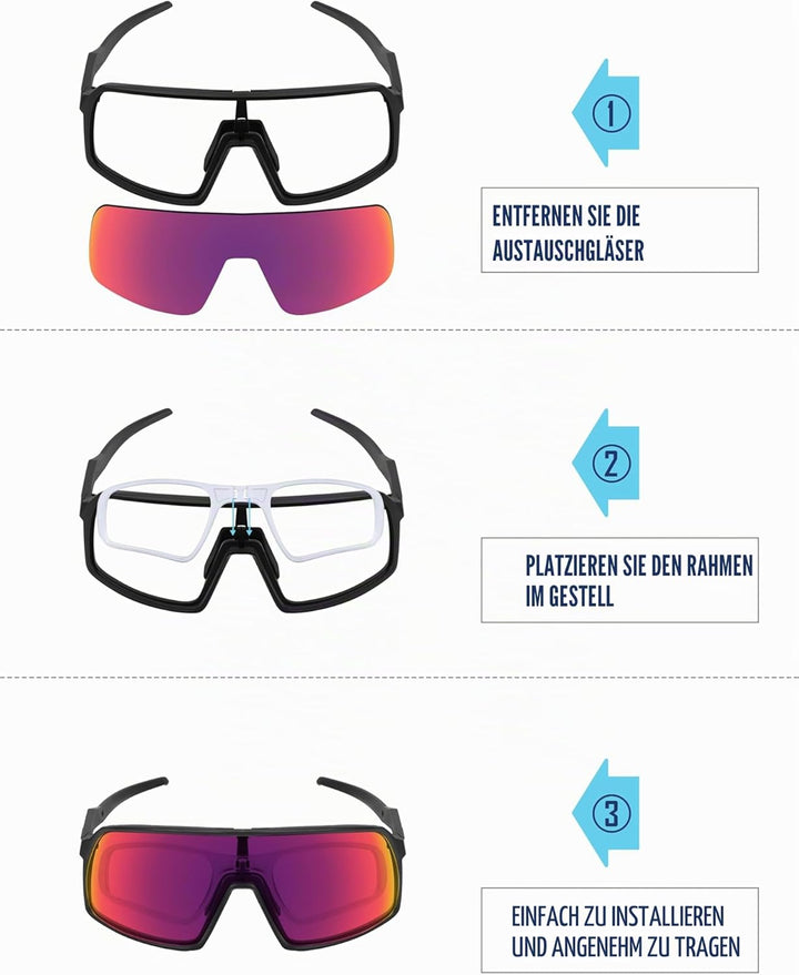 Saucer Einsatz Clip-On | Rx Optischer Einsatz für Oakley Sutro OO9406 | Sutro Lite OO9463 Sonnenbril