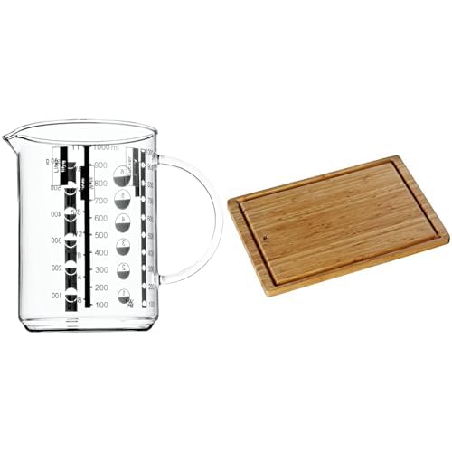 WMF Schneidebrett Tranchierbrett Bambus natur 45 x 30 cm rechteckig Handwäsche Saftrille klingenscho