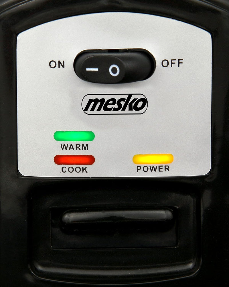 Mesko MS 6411 Reiskocher Black Edelstahl 1000 W