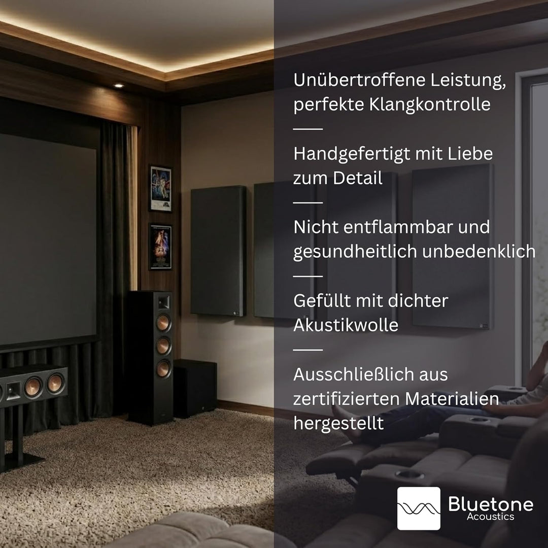 Bluetone Acoustics Studio Spectrum - Schallabsorber Premium - Akustikplatten - Akustikpaneele (100x5