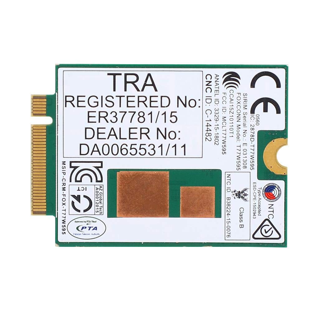 T77W595 4G Modul, 150 Mbit/s 4G LTE Modul Für HP EliteBook G3 / G4 (745 755 820 840 850), ProBook G2