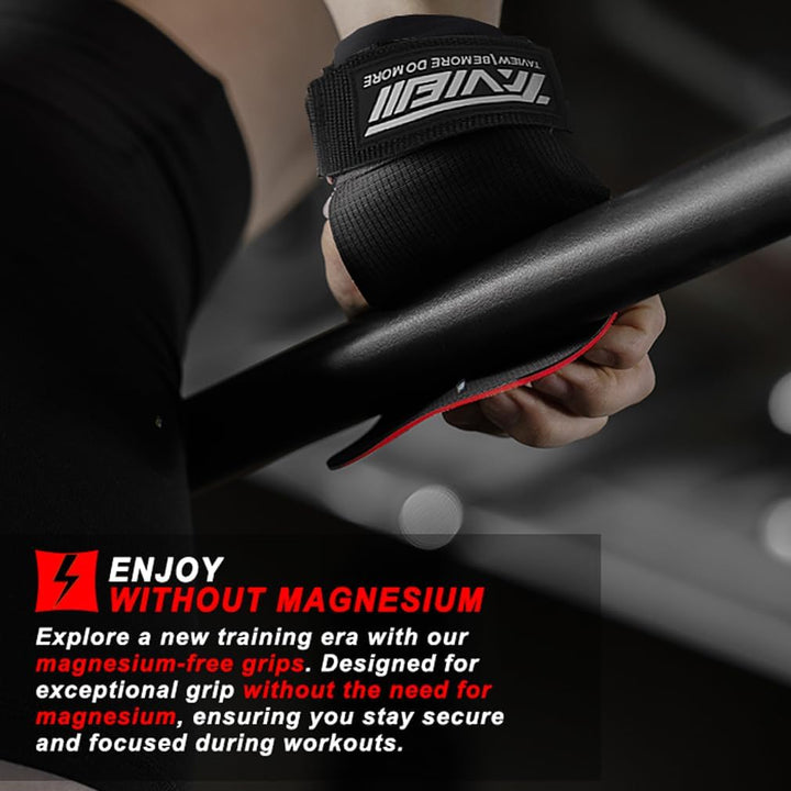 TAVIEW Cross Training Quad Ultra Magnesiumfreie Handschuhe I Gewichtheberhandschuhe I Für Crosstrain
