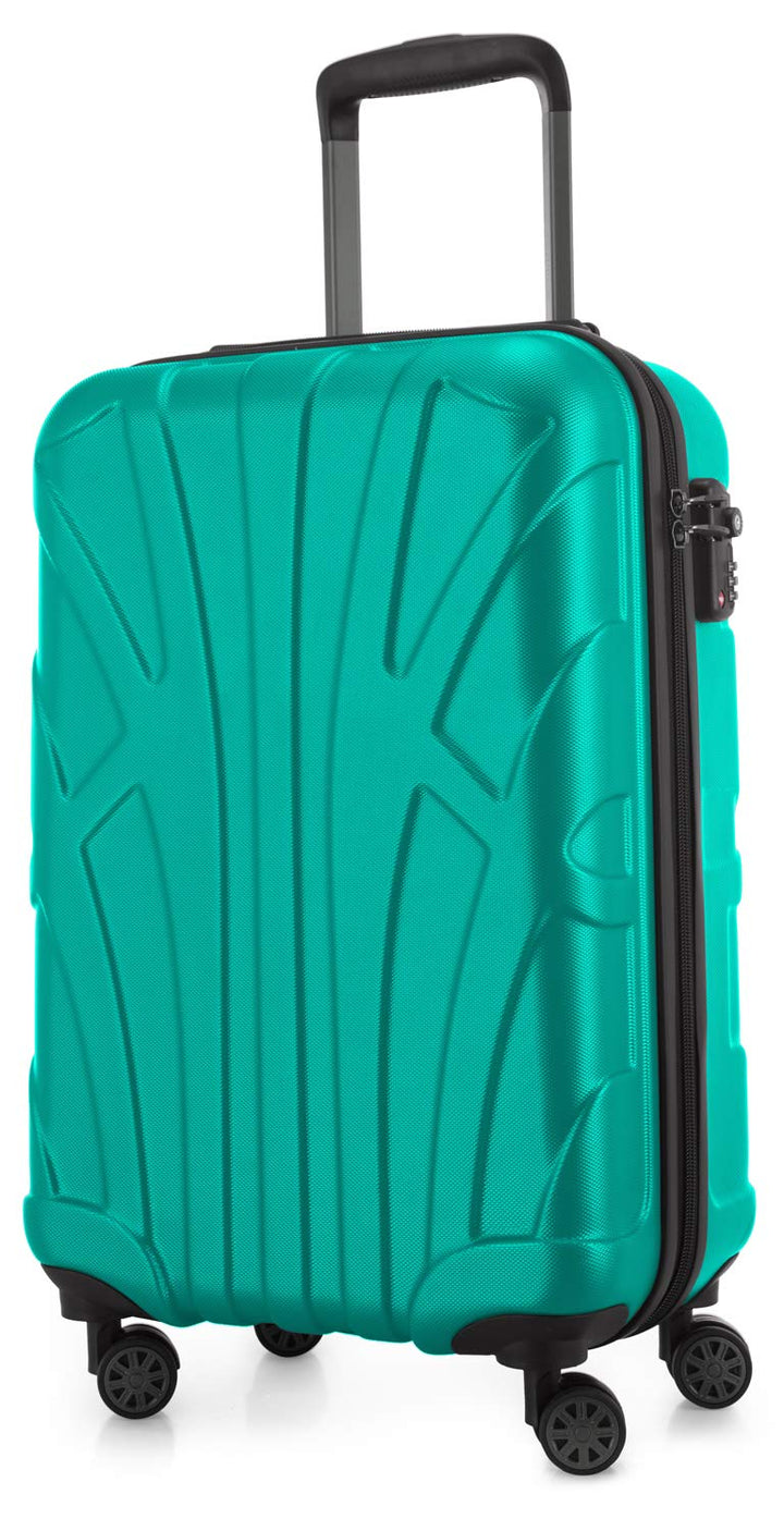 Suitline Handgepäck Hartschalen-Koffer Koffer Trolley Rollkoffer Reisekoffer, TSA, 55 cm, ca. 34 Lit