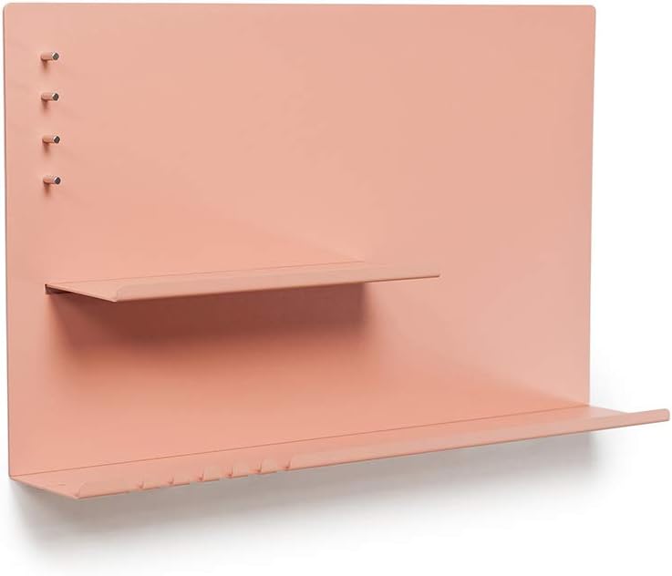 byde Wandorganizer Hebe aus Stahlstruktur. 49 x 9 x 30 cm 3-in-1 Wandregal mit Magnettafel und Magne