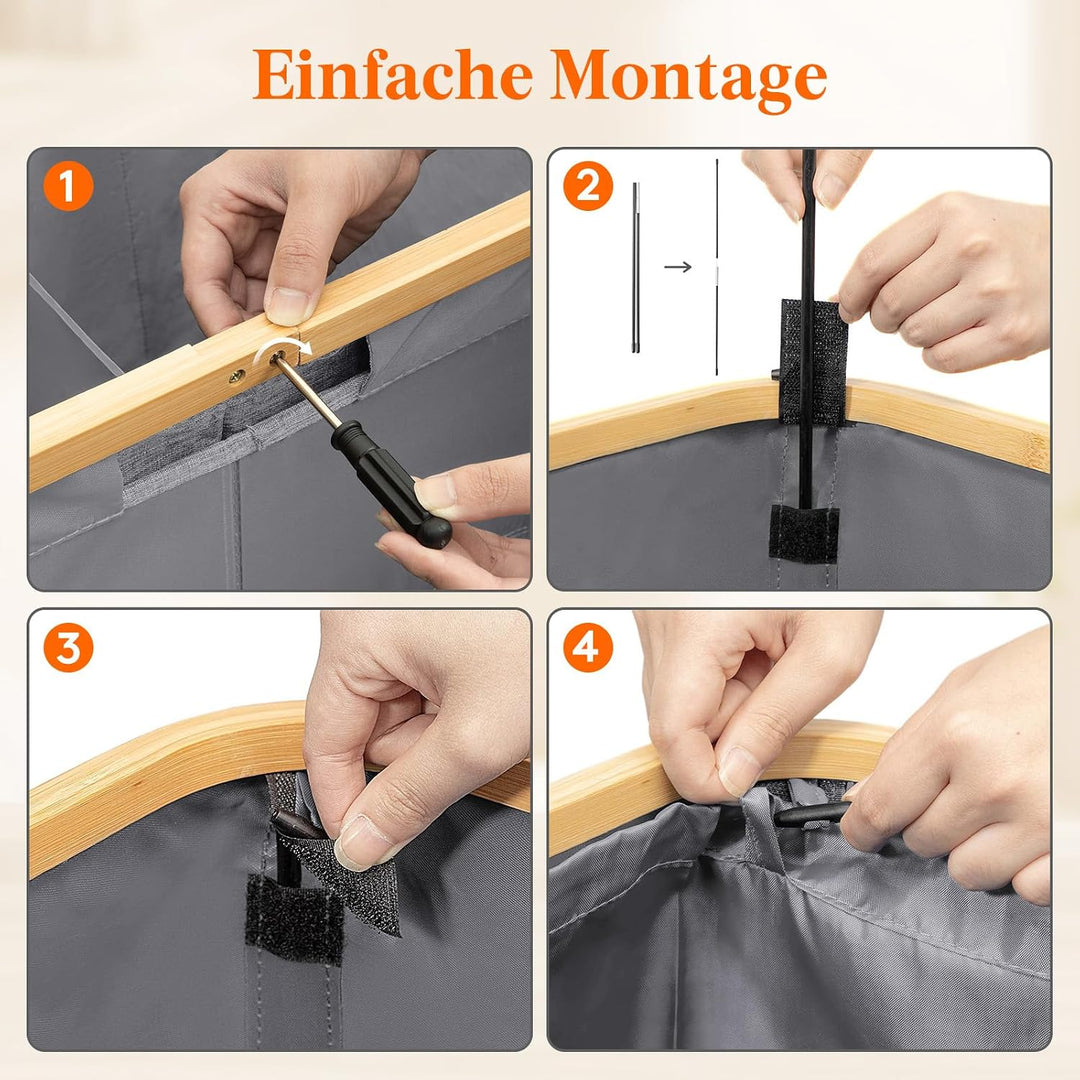 Lifewit 150L Pfandflaschen Sammelbehälter, Flaschen Organizer mit Deckel, Flaschensammler Leergut 2