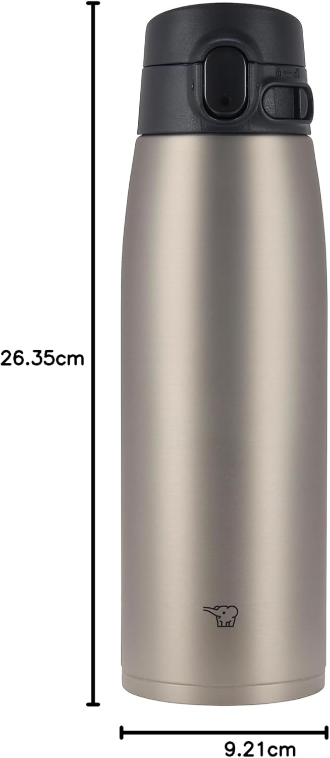 Zojirushi SM-VS83XA Vakuumflasche, 800 ml, Edelstahl 28-Ounce Rostfrei, 28-Ounce Rostfrei