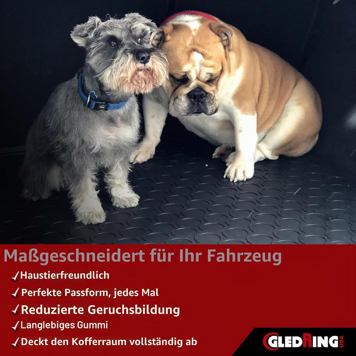 Rubbasol (Gummi) Kofferraumwanne kompatibel mit Mercedes GLC (X253) 2015-
