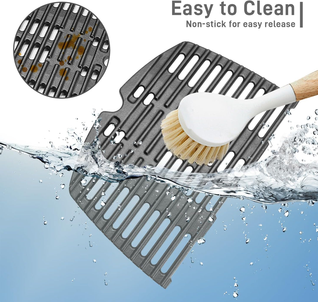 7645 Grillrost Gusseisen für Weber Q200, Q220, Q2000, Q2200 Series, 27,3 x 38,9 cm Grillroste ersatz