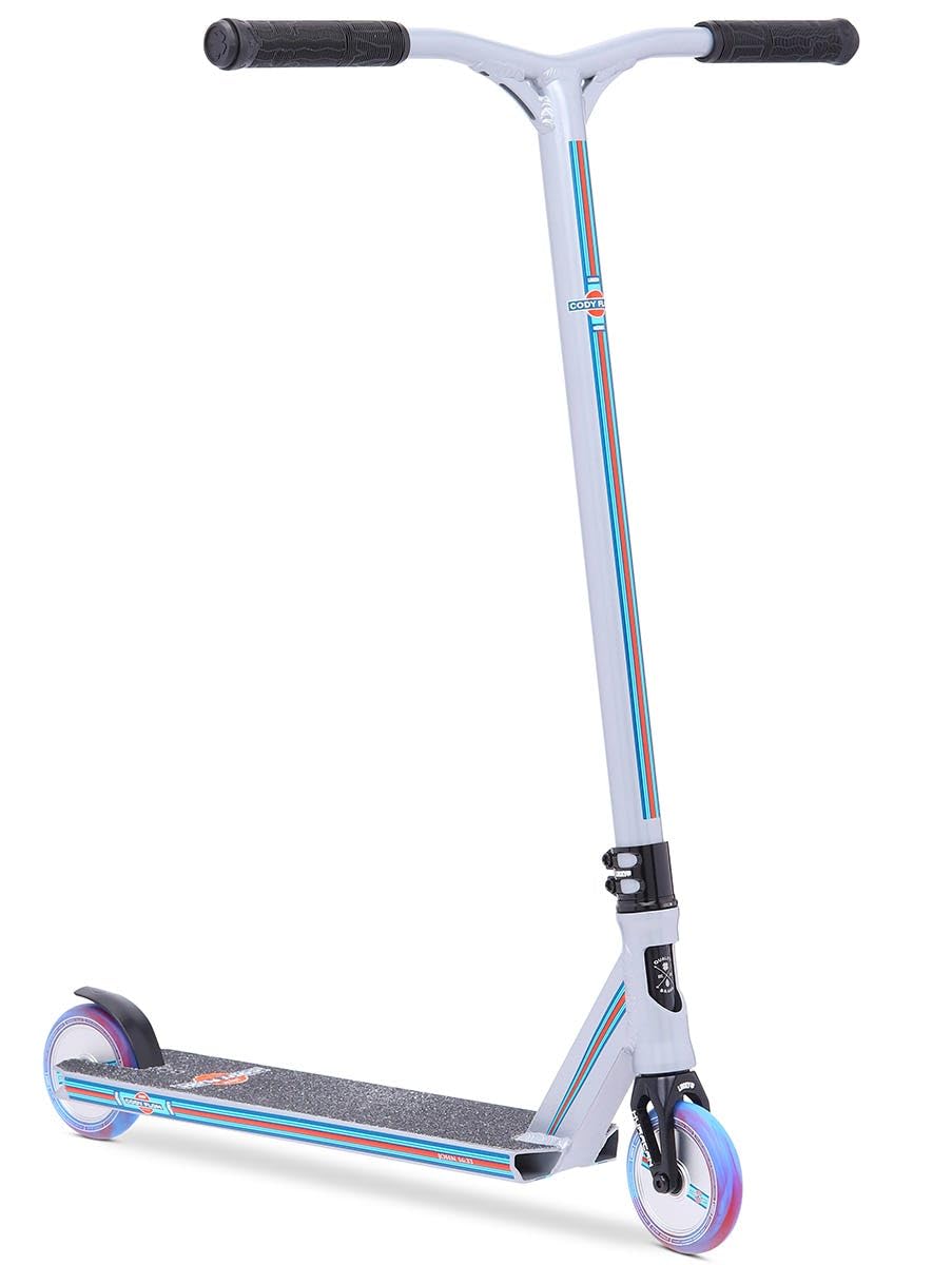 Lucky Cody Flom Signature Stunt Scooter V2 Silber/Rot/Blau