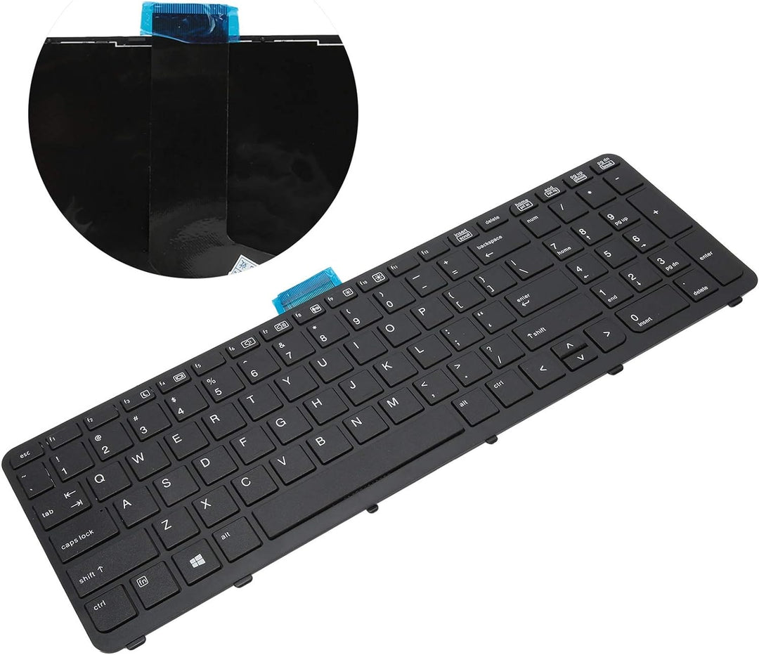 ASHATA Ersatztastatur für HP ZBOOK 15 G1 G2 17 G1 G2 US für HP 15-p000 15-p008au 15-p030nr, Tastatur