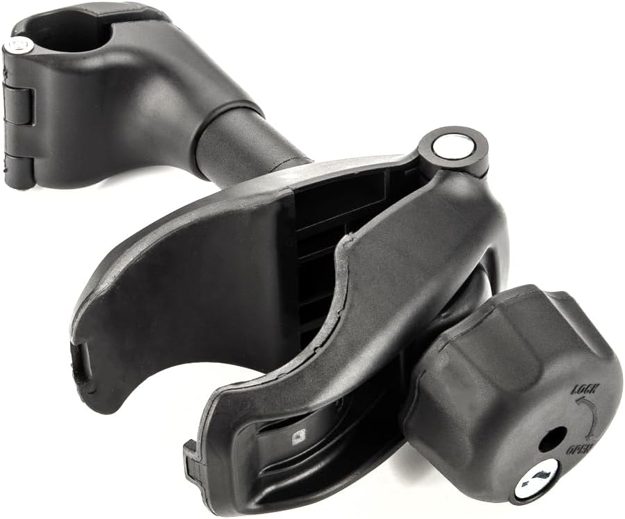 LST 3er Set Rahmenhalter für Fahrradträger 21 + 29 + 42 cm lang/kurz/beidseitig Ø 25 mm abschliessba