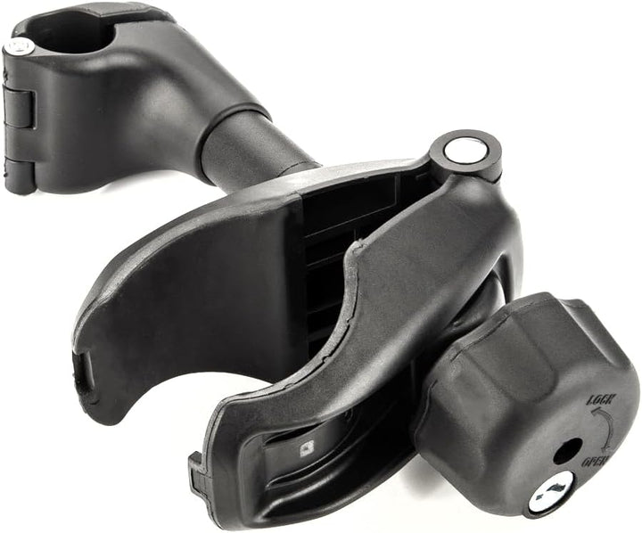LST 3er Set Rahmenhalter für Fahrradträger 21 + 29 + 42 cm lang/kurz/beidseitig Ø 25 mm abschliessba