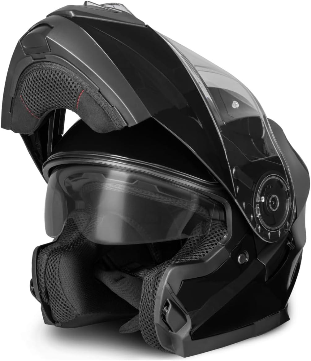 Santos Klapphelm mit Sonnenblende | ECE 22.06 & PINLOCK vorbereitet | Motorrad Helm Integralhelm | M