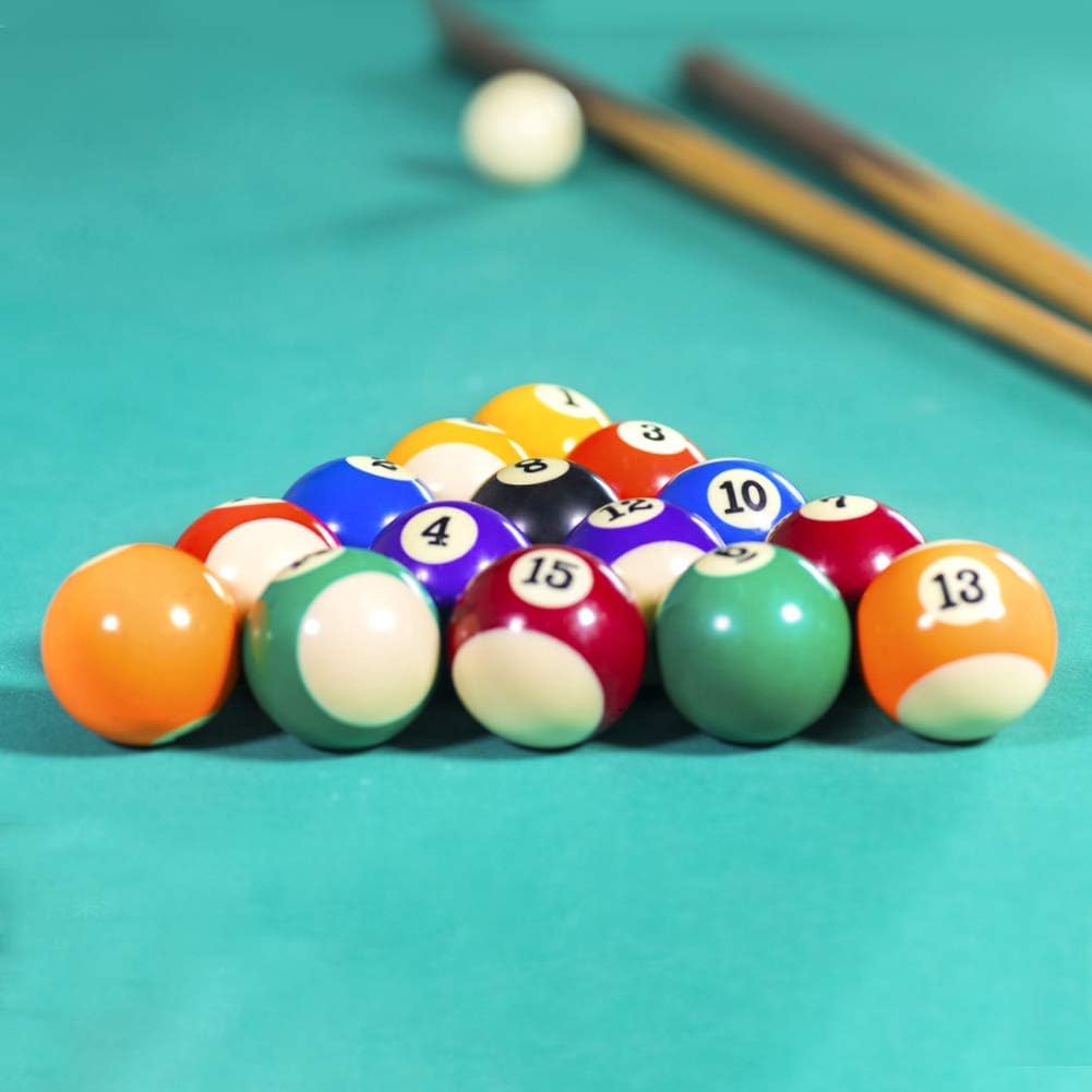 Billard Pool Balls, Umweltfreundliche Polyesterharz, Pool Training Bälle, 16 Stück 32mm, Kinder Spie