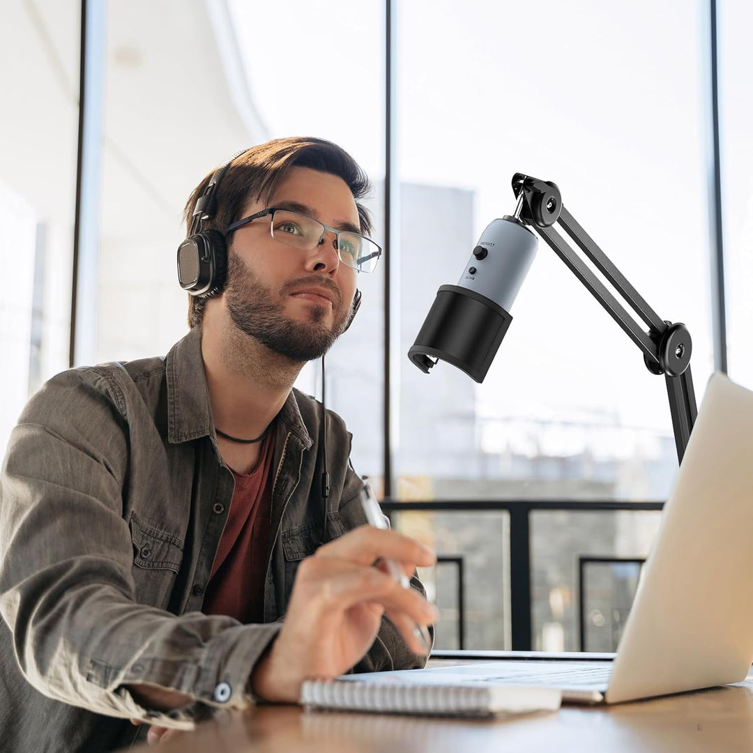 TONOR Mikrofonarm hoher Kompatibilität, Boom Arm, Mikrofon Ständer, einstellbarer Microphone Stand m