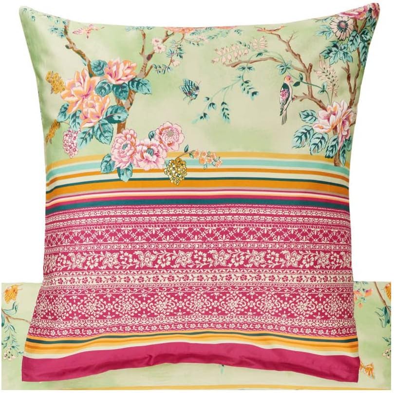 Bassetti Bettwäsche, Baumwolle, GRÜN, 200x200, 3 200x200 Grün, 200x200 Grün