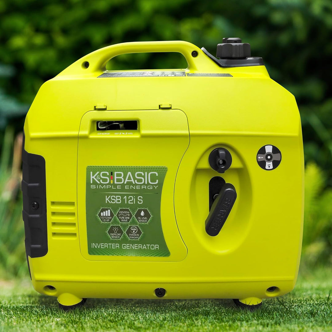 K&S Basic Inverter-Generator KSB 12i S stromerzeuger kW 1.2,Inverter-Generator zum Angeln, zum Campi