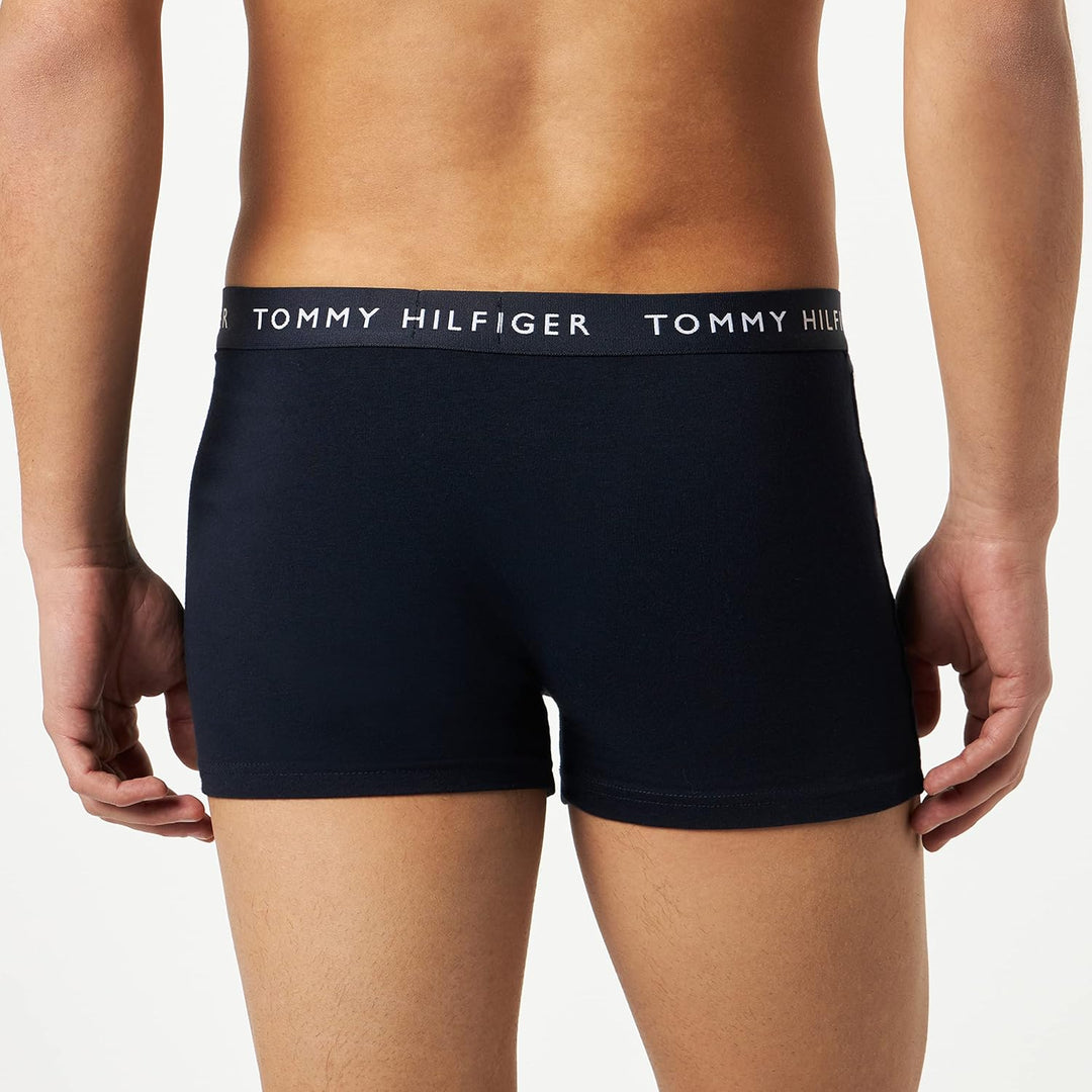 Tommy Hilfiger Underwear-Slips/Boxershorts Herren S Mehrfarbig (Vessel Blue/Breezy Blue/Desert Sky),