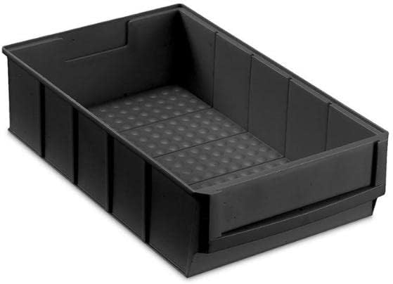 SuperSparSet 24x Leitfähige Industriebox 300 B | HxBxT 8,1x18,3x30cm | 3,4 Liter | ESD, Sichtlagerka