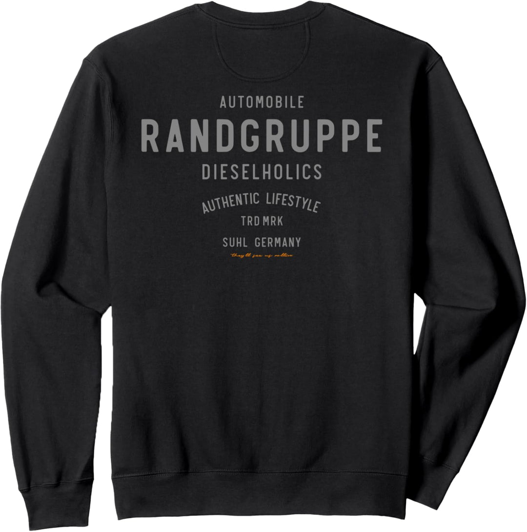 Automobile Randgruppe I Dieselmotoren I Mit Rückendruck Sweatshirt